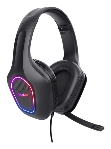 Trust GXT 416 ZIROX Headset Wired Head-band Gaming USB Type-A Black Trust GXT 416 ZIROX Headset Wired Head-band Gaming USB Type-A Black